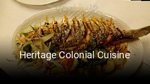 Heritage Colonial Cuisine essen bestellen