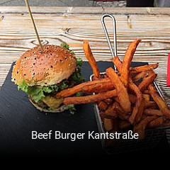 Beef Burger Kantstraße essen bestellen