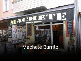 Machete Burrito bestellen