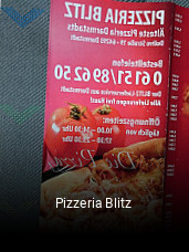 Pizzeria Blitz bestellen