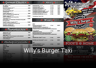 Willy's Burger Taxi essen bestellen