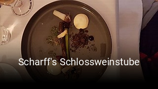 Scharff's Schlossweinstube essen bestellen
