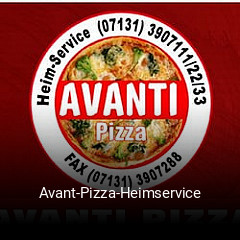 Avant-Pizza-Heimservice online bestellen