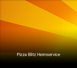 Pizza Blitz Heimservice essen bestellen