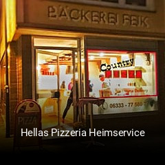 Hellas Pizzeria Heimservice online delivery