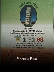 Pizzeria Pisa online bestellen
