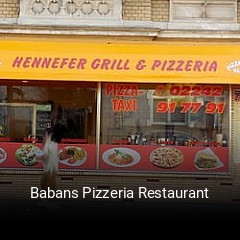 Babans Pizzeria Restaurant bestellen