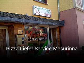 Pizza Liefer Service Mesurinna bestellen