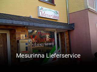 Mesurinna Lieferservice online bestellen