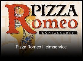 Pizza Romeo Heimservice bestellen