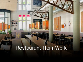 Restaurant HeimWerk online bestellen