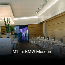 M1 im BMW Museum essen bestellen