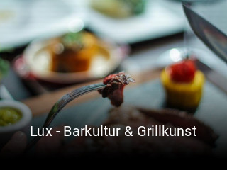 Lux - Barkultur & Grillkunst online bestellen