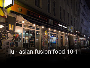 iiu - asian fusion food 10-11 essen bestellen
