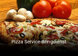 Pizza Service-Bringdienst online delivery