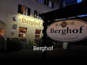 Berghof online delivery