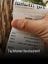 Taj Mahal Restaurant online bestellen