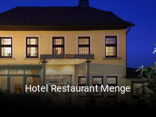 Hotel Restaurant Menge online bestellen