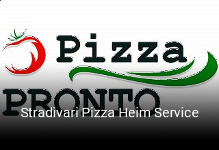 Stradivari Pizza Heim Service online delivery