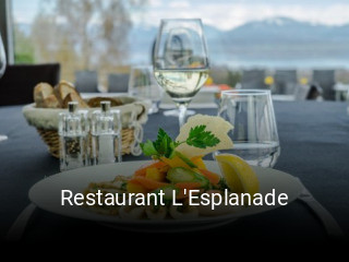 Restaurant L'Esplanade online delivery