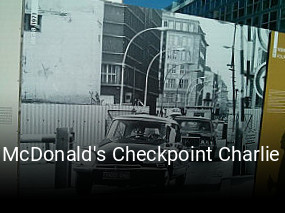 McDonald's Checkpoint Charlie essen bestellen