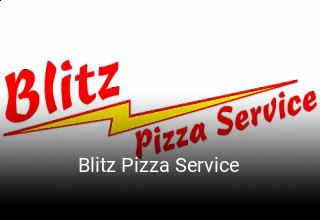 Blitz Pizza Service bestellen