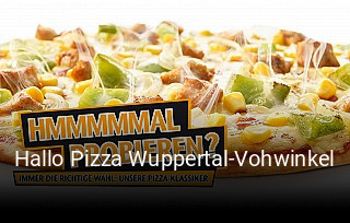Hallo Pizza Wuppertal-Vohwinkel bestellen