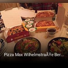 Pizza Max WilhelmstraÃŸe Berlin essen bestellen