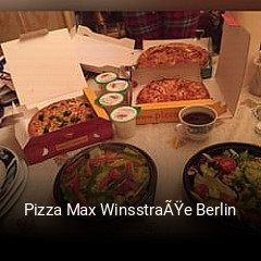 Pizza Max WinsstraÃŸe Berlin bestellen