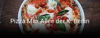 Pizza Max Allee der K. Berlin online bestellen