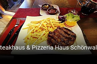 Steakhaus & Pizzeria Haus Schönwald online bestellen