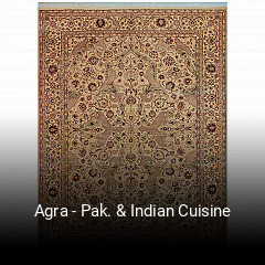 Agra - Pak. & Indian Cuisine online delivery