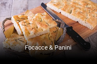 Focacce & Panini online delivery