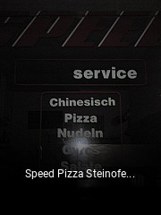 Speed Pizza Steinofen bestellen