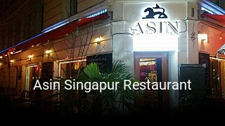 Asin Singapur Restaurant online delivery