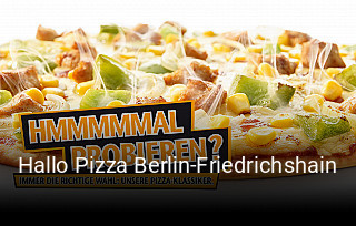 Hallo Pizza Berlin-Friedrichshain online bestellen