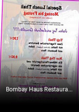 Bombay Haus Restaurant online bestellen