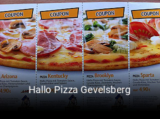 Hallo Pizza Gevelsberg bestellen
