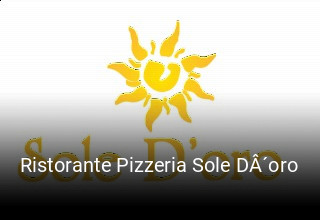 Ristorante Pizzeria Sole DÂ´oro online bestellen