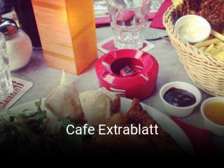 Cafe Extrablatt essen bestellen