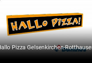 Hallo Pizza Gelsenkirchen-Rotthausen bestellen