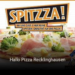 Hallo Pizza Recklinghausen essen bestellen