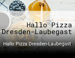 Hallo Pizza Dresden-Laubegast essen bestellen