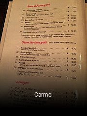 Carmel essen bestellen