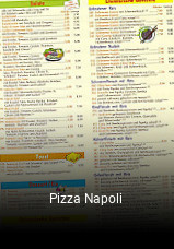 Pizza Napoli bestellen