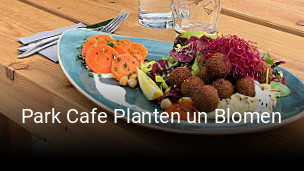 Park Cafe Planten un Blomen essen bestellen