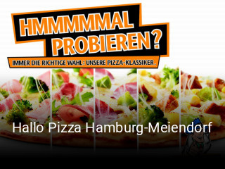 Hallo Pizza Hamburg-Meiendorf essen bestellen