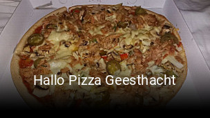 Hallo Pizza Geesthacht online delivery