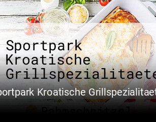 Sportpark Kroatische Grillspezialitaeten essen bestellen