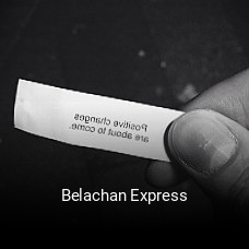 Belachan Express bestellen